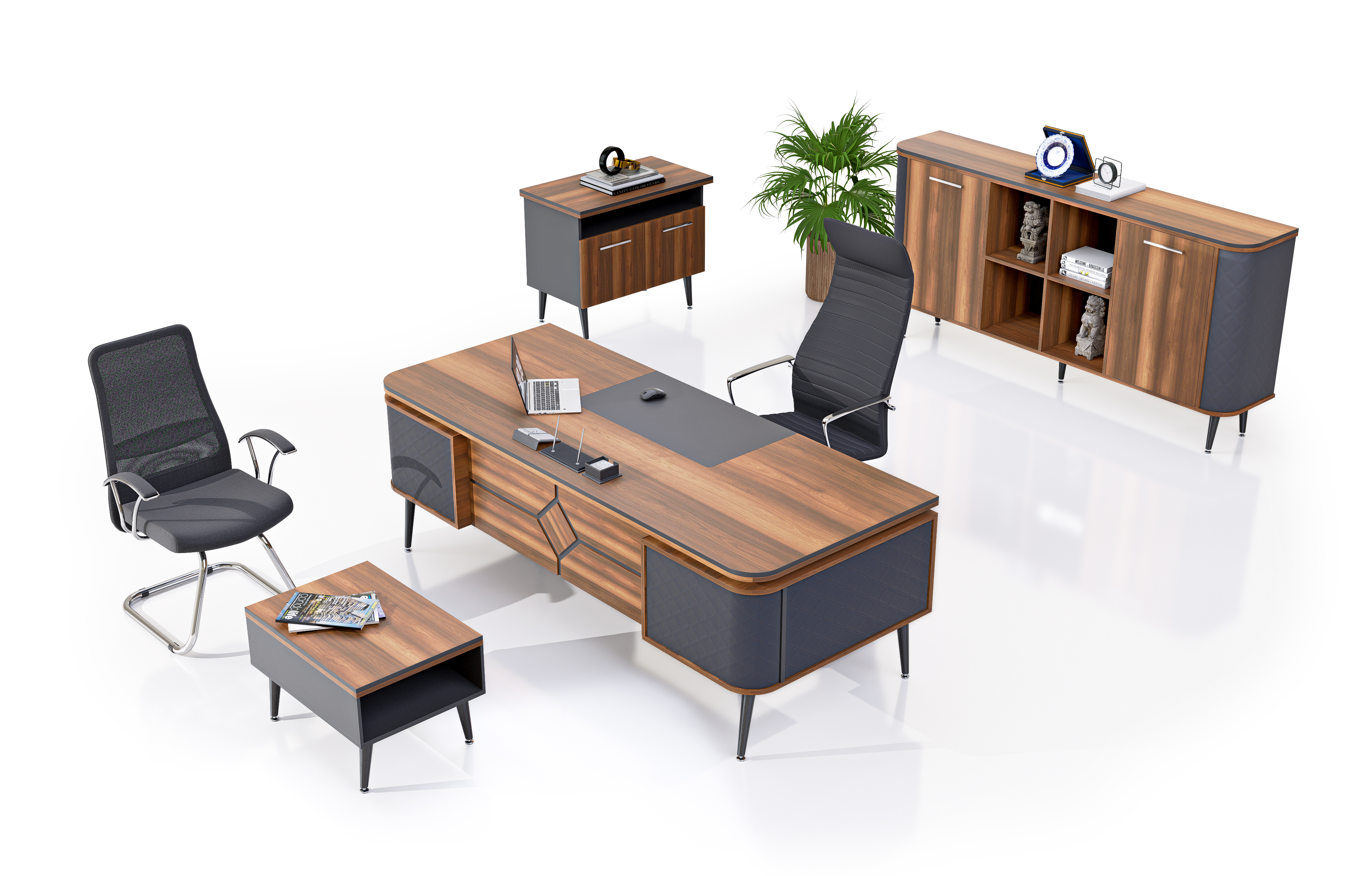 Konfull Executive Desks Prime / Hamilton-Antrasit Gri