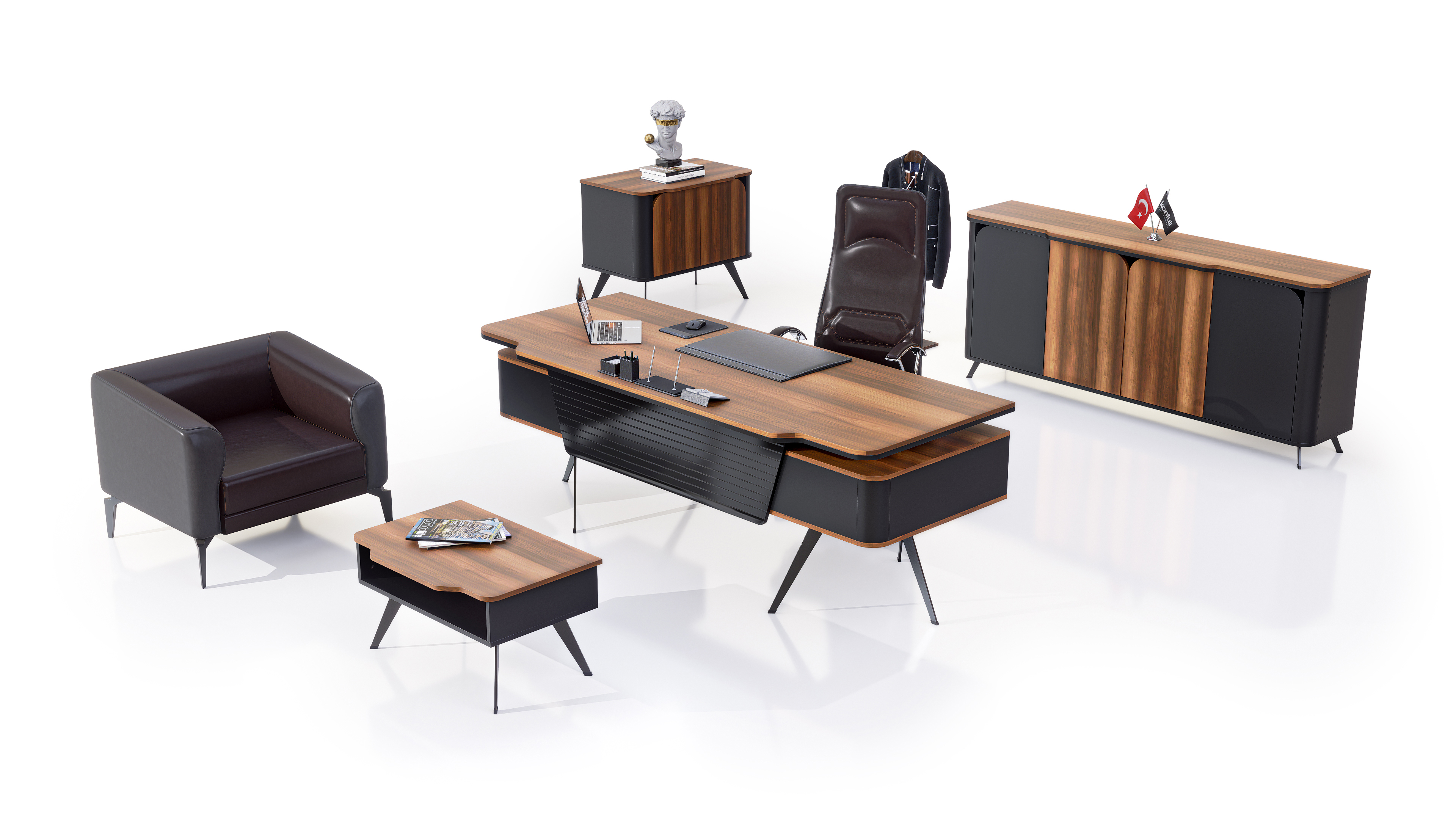 Konfull Executive Desks-Zeus