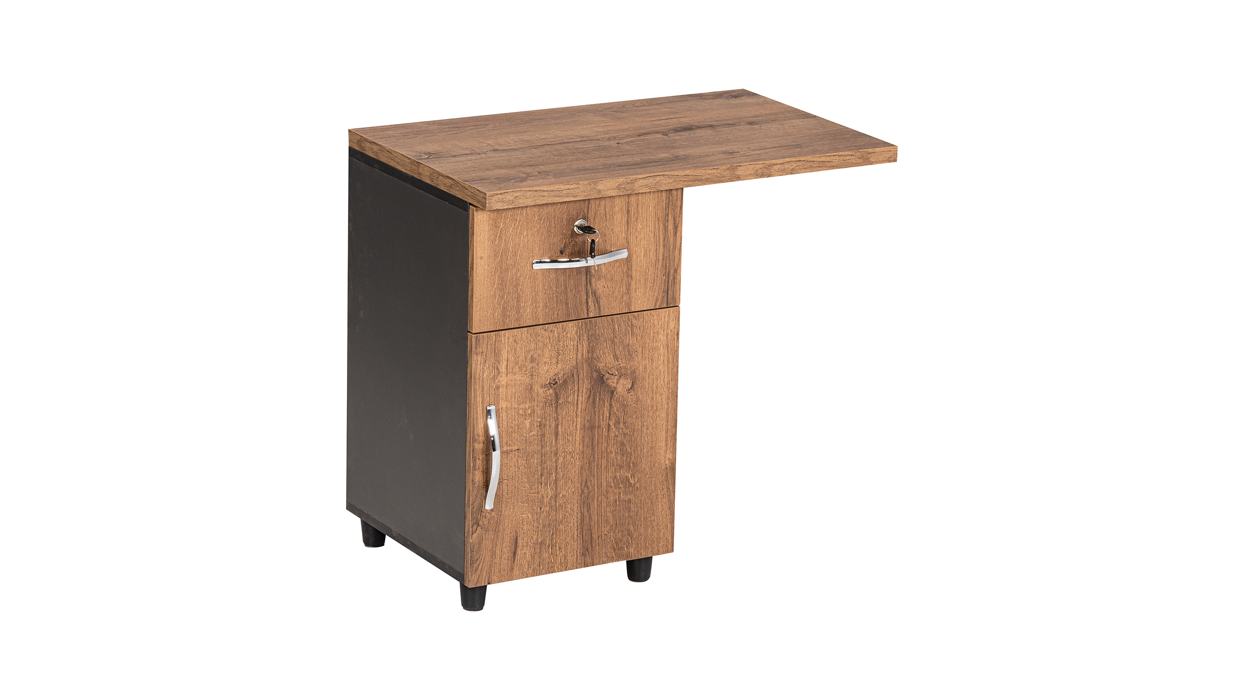 Konfull Study Desks-Batı Etajer Komodin